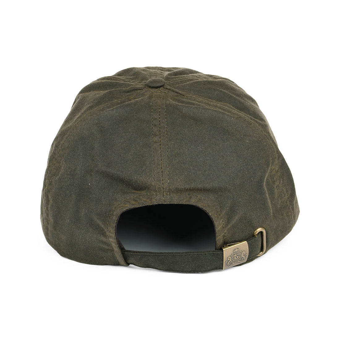 Casquette en Coton Ciré olive-marron FAILSWORTH