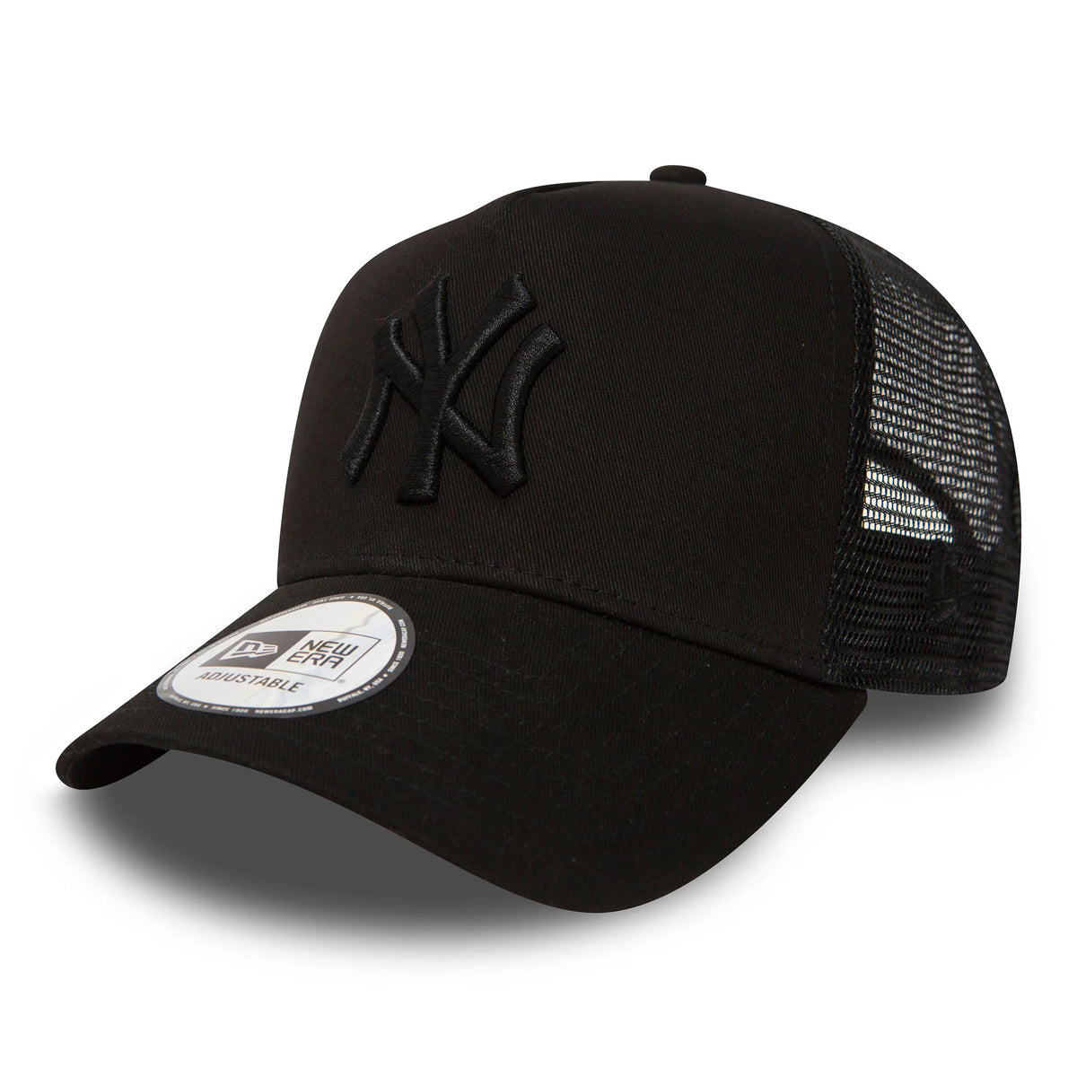 Casquette Trucker MLB Essential New York Yankees noir sur noir NEW ERA