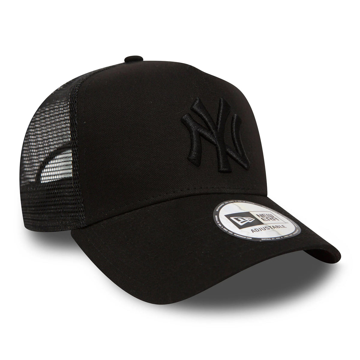 Casquette Trucker MLB Essential New York Yankees noir sur noir NEW ERA