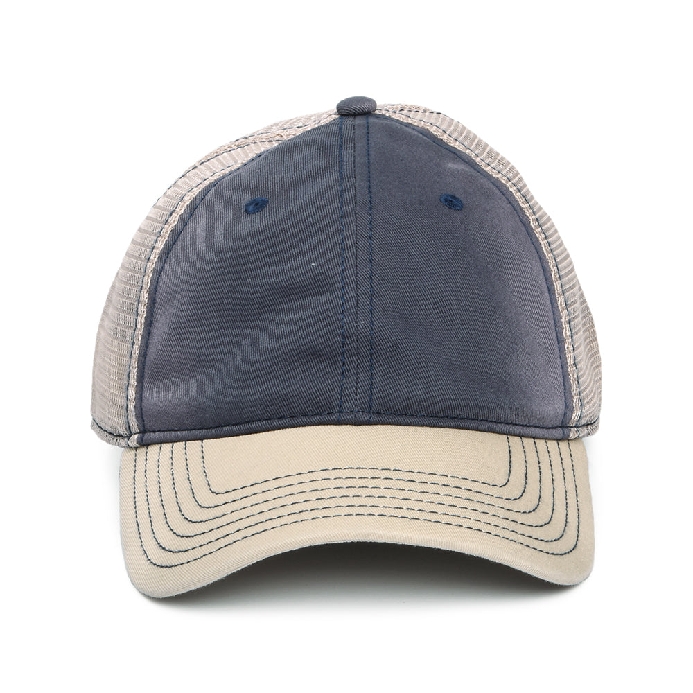 Casquette Trucker en Coton bleu marine DORFMAN PACIFIC