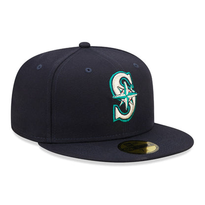 Casquette 59FIFTY MLB On Field AC Perf Seattle Mariners bleu marine NEW ERA
