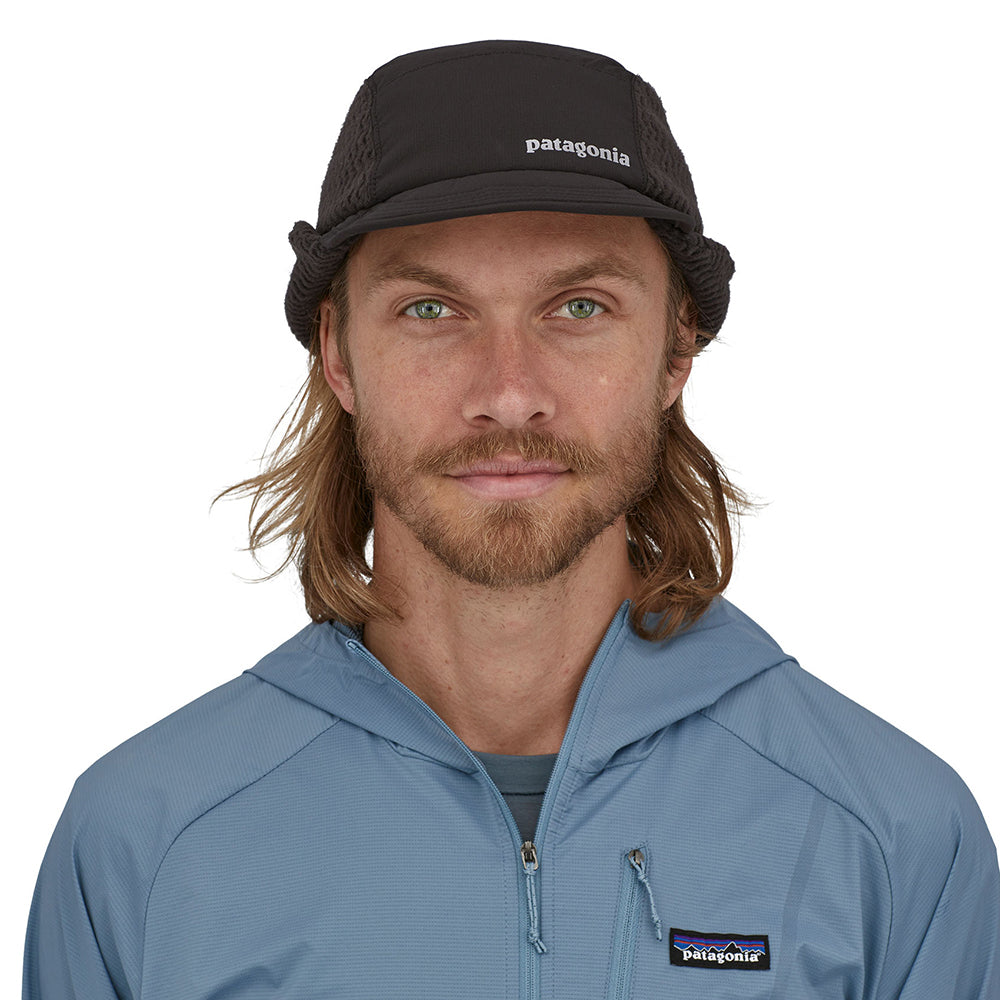 Casquette Hiver Bec-de-Canard Avec Protège-Oreilles noir PATAGONIA