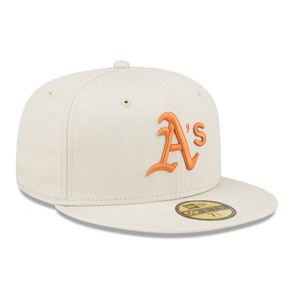 Casquette 59FIFTY MLB League Essential Oakland Athletics pierre-ocre NEW ERA