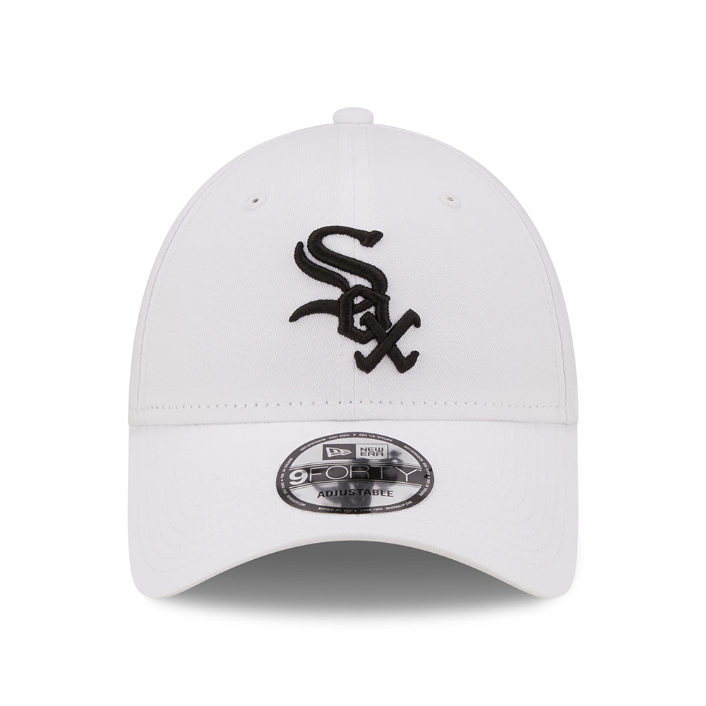 Casquette 9FORTY MLB League Essential Chicago White Sox blanc-noir NEW ERA