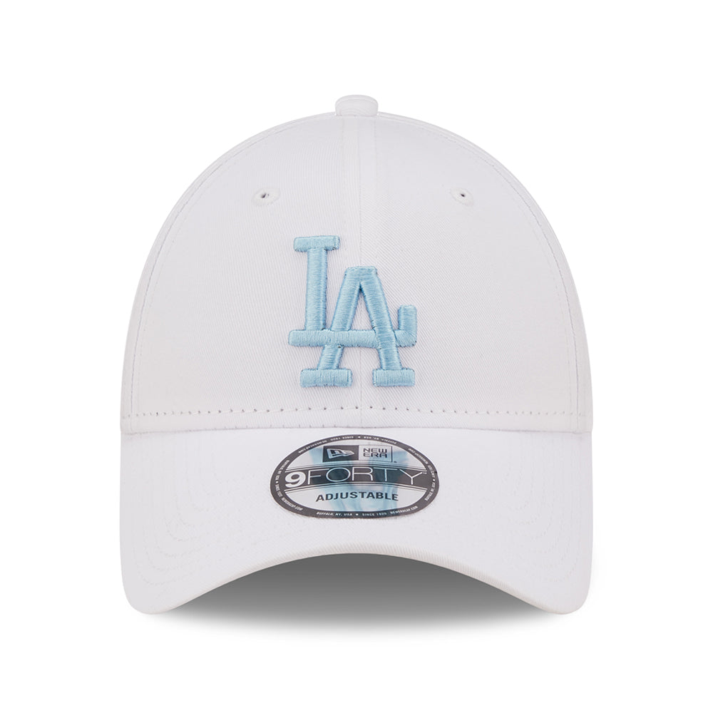 Casquette 9FORTY MLB League Essential L.A. Dodgers blanc-bleu clair NEW ERA