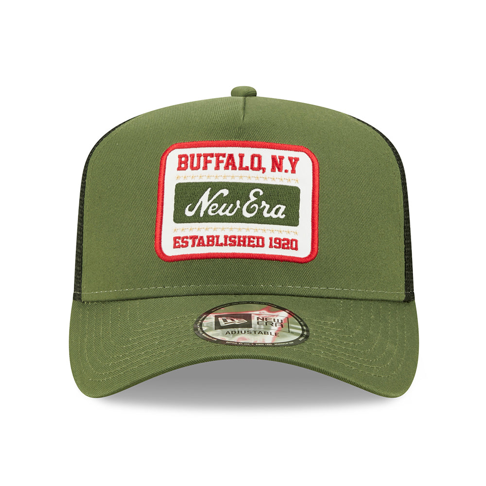 Casquette Trucker State Patch A-Frame olive NEW ERA