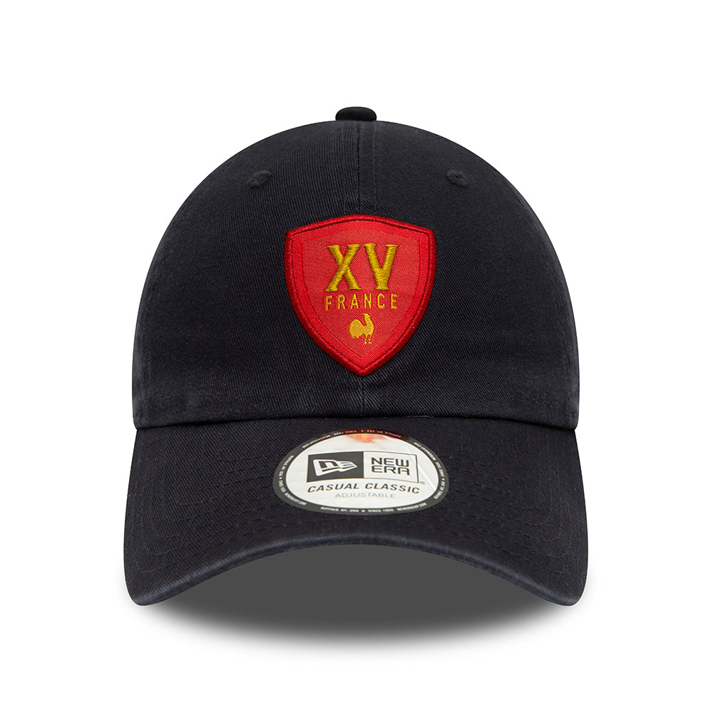 Casquette Fédération Française de Rugby Casual Classic Heritage bleu marine NEW ERA
