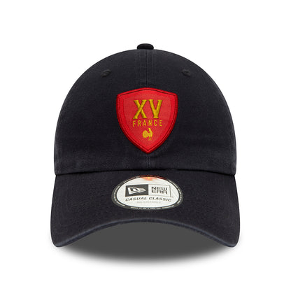 Casquette Fédération Française de Rugby Casual Classic Heritage bleu marine NEW ERA