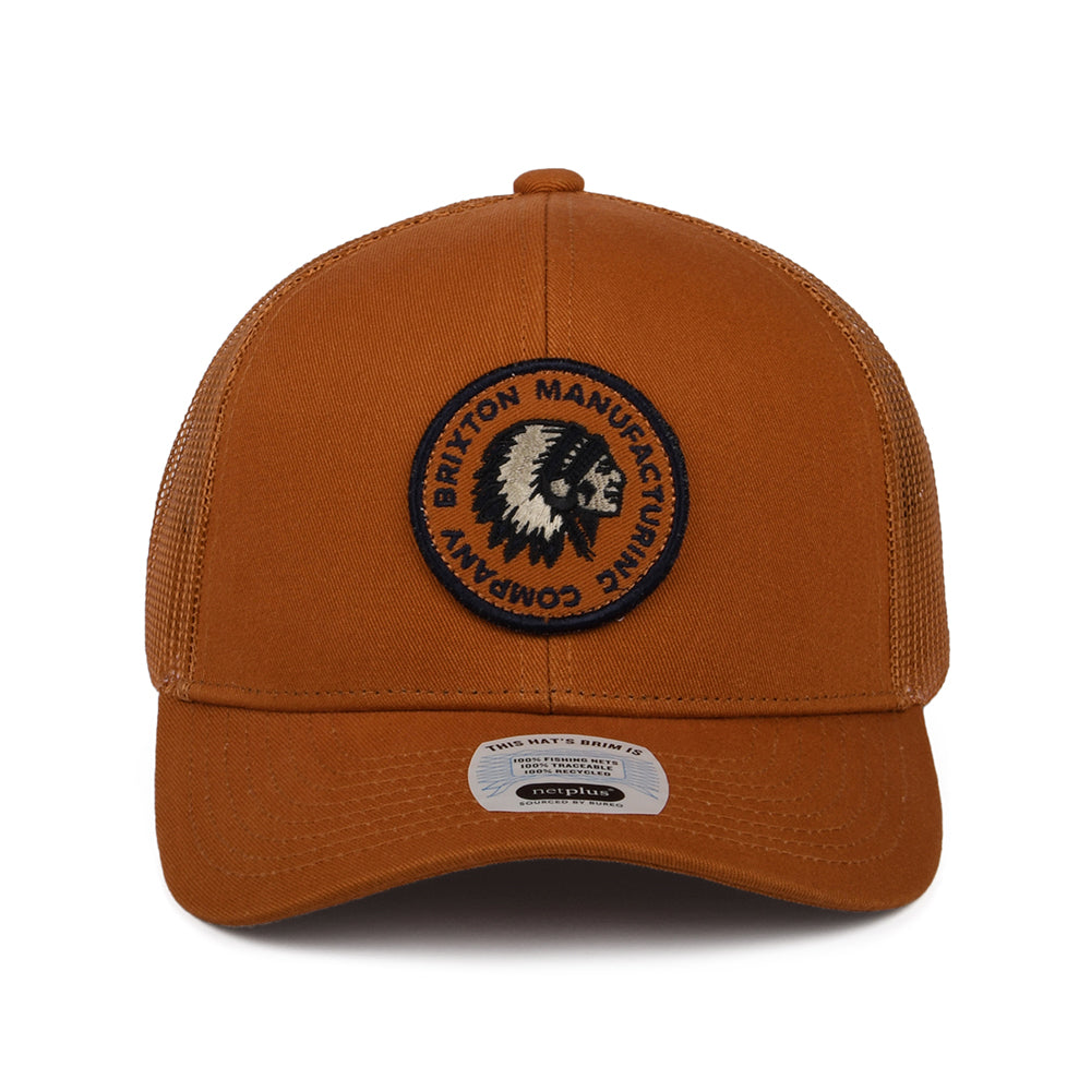 Casquette Trucker Rival Stamp NetPlus MP ocre BRIXTON