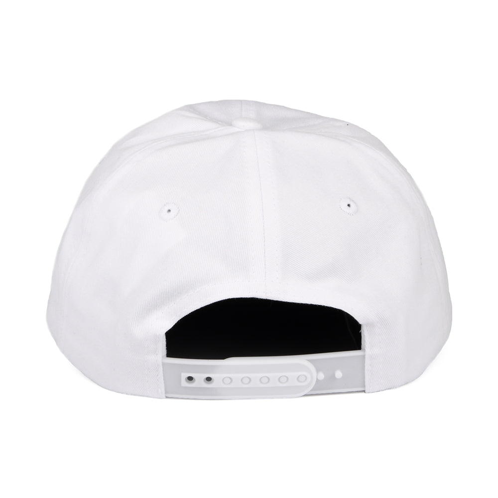Casquette Snapback à Visière Incurvée blanc-bleu NEW BALANCE