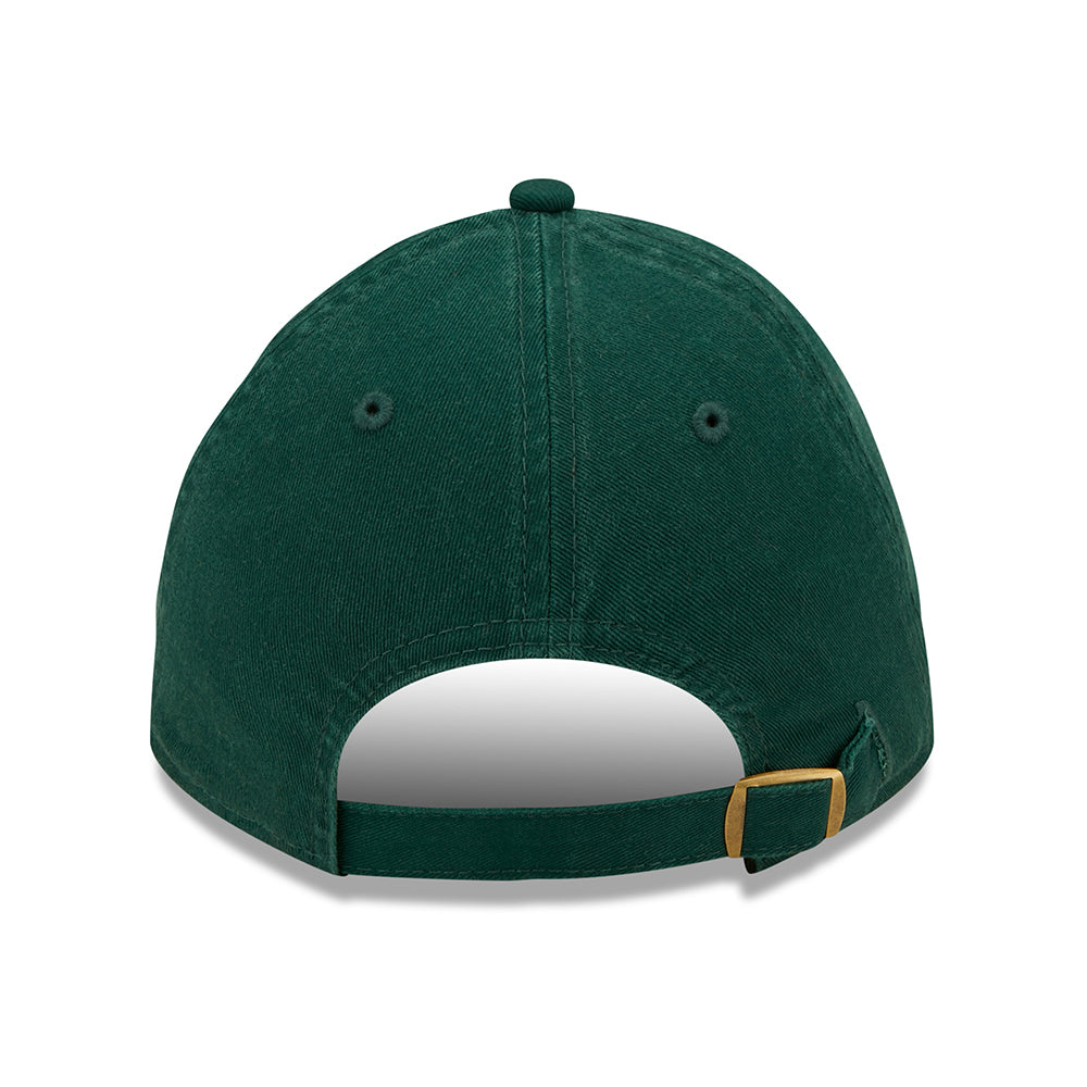 Casquette 9TWENTY Oakland Athletics MLB League Essential vert foncé-jaune NEW ERA