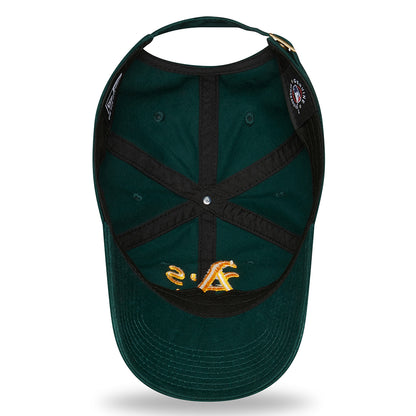 Casquette 9TWENTY Oakland Athletics MLB League Essential vert foncé-jaune NEW ERA