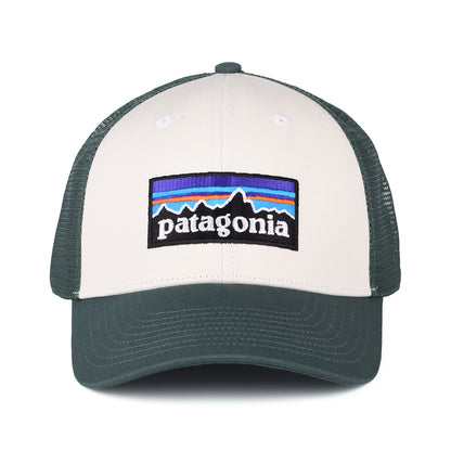 Casquette Trucker en Coton Bio LoPro P-6 Logo blanc-forêt clair PATAGONIA