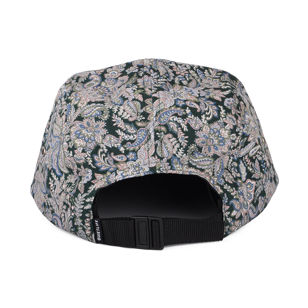 Casquette 5 Panel Paisley vert foncé-multi THE QUIET LIFE