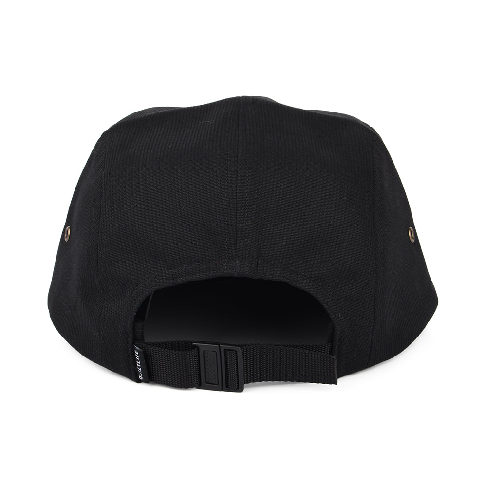 Casquette 5 Panel Cord Combo noir-marron THE QUIET LIFE