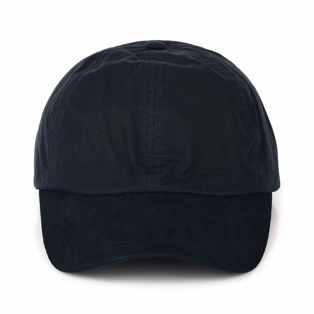 Casquette en Coton Ciré Britannique bleu marine FAILSWORTH