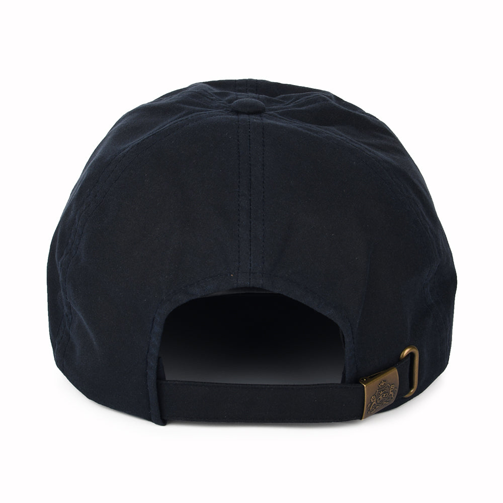 Casquette en Coton Ciré Britannique bleu marine FAILSWORTH