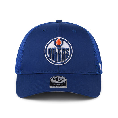 Casquette Trucker NHL Branson MVP Edmonton Oilers bleu roi 47 BRAND