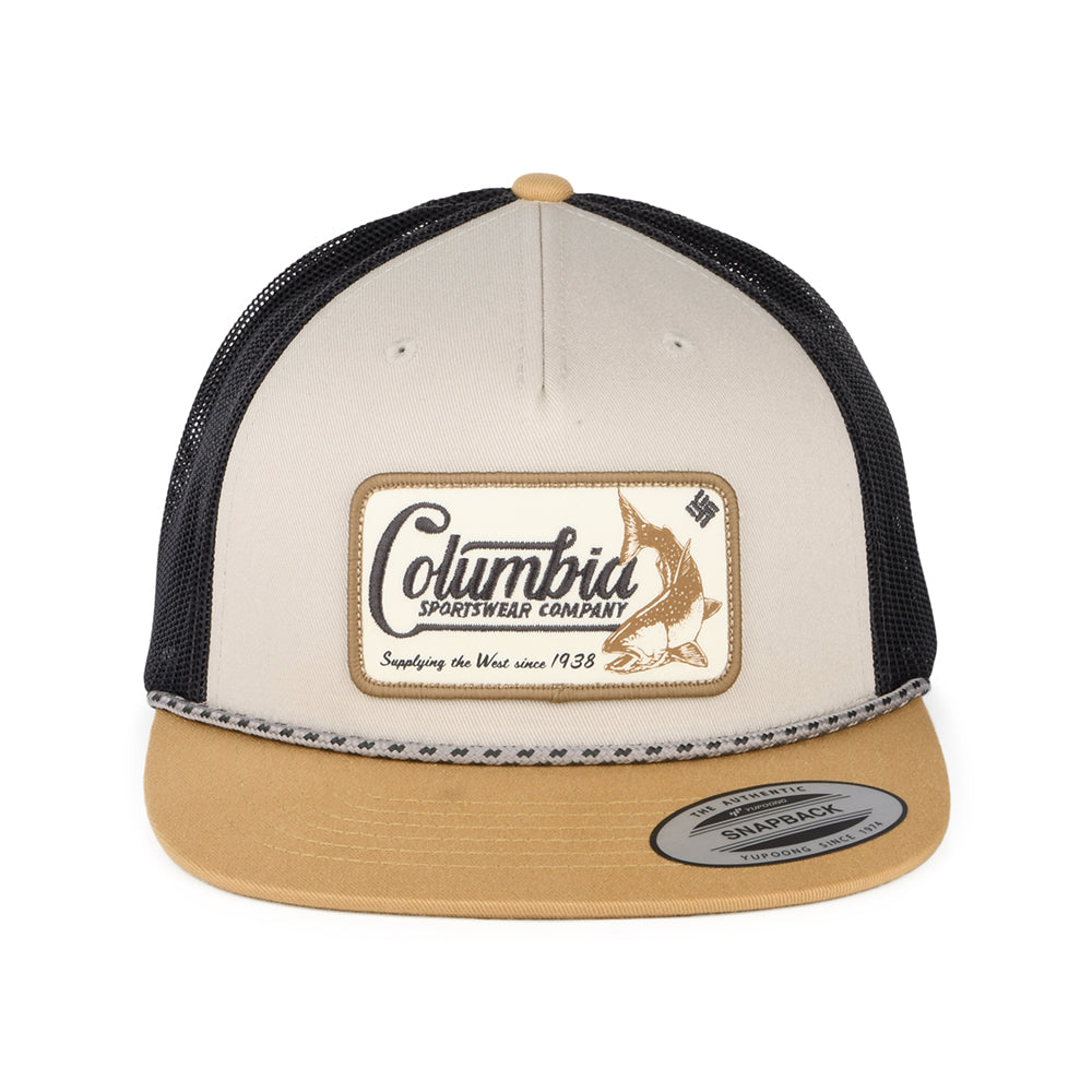 Casquette Trucker à Visière Plate West Fish pierre-camel- anthracite COLUMBIA