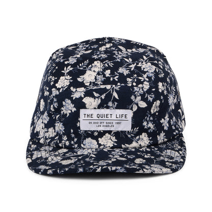 Casquette 5 Panel Floral Huntington bleu marine THE QUIET LIFE