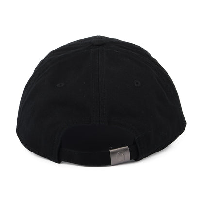 Casquette en Coton Sergé Delray noir-blanc CARHARTT WIP