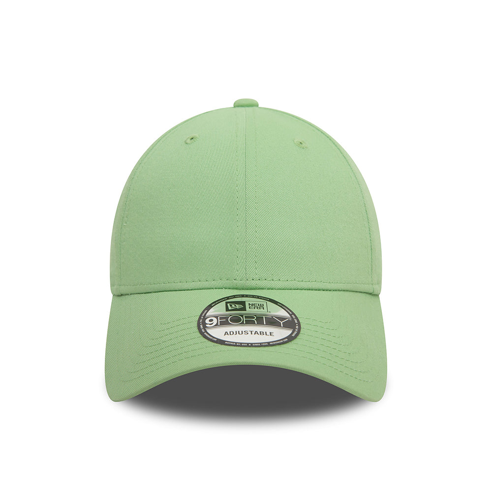 Casquette 9FORTY NE Essential Vierge en Coton vert clair NEW ERA