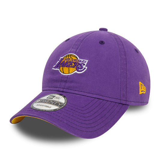 Casquette 9TWENTY NBA Contrast Underbrim L.A. Lakers violet délavé-jaune NEW ERA