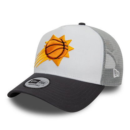 Casquette Trucker NBA Rear Arch A-Frame Phoenix Suns gris-graphite NEW ERA