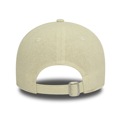 Casquette Femme 9FORTY MLB Linen New York Yankees pierre-blanc NEW ERA