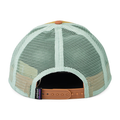 Casquette Trucker en Coton Bio LoPro P-6 Logo moutarde-argile PATAGONIA
