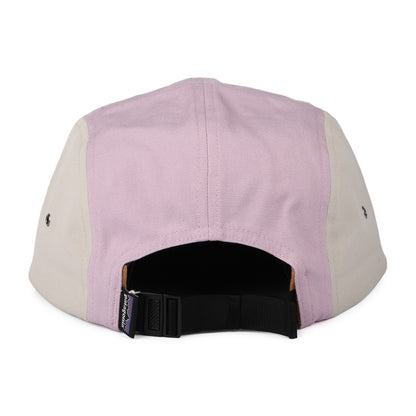 Casquette 5 Panel en Coton Bio Spirited Sun Graphic Maclure moutarde-mauve-beige sable PATAGONIA