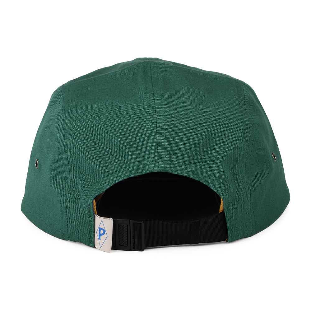 Casquette 5 Panel en Coton Bio Water People Banner Graphic Maclure vert-moutarde PATAGONIA