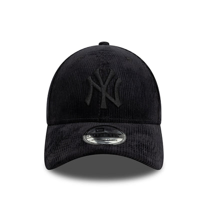 Casquette 39THIRTY MLB Cord New York Yankees noir sur noir NEW ERA