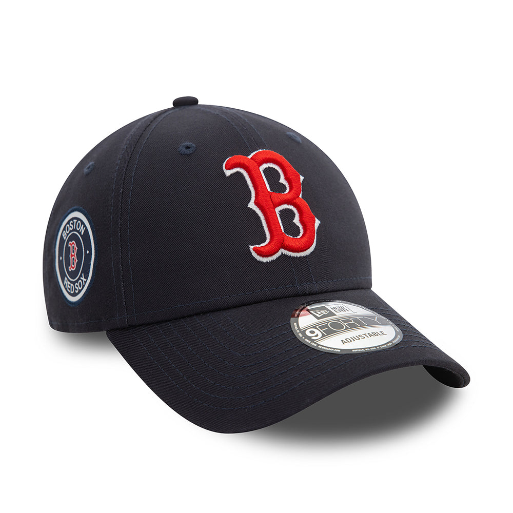 Casquette 9FORTY MLB Side Patch Boston Red Sox bleu marine NEW ERA