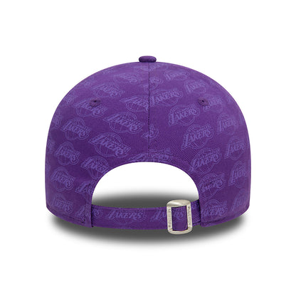 Casquette 9FORTY NBA Monogram L.A. Lakers violet NEW ERA