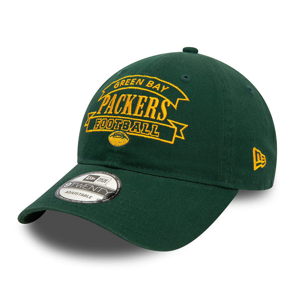Casquette 9TWENTY NFL Retro Green Bay Packers vert foncé NEW ERA