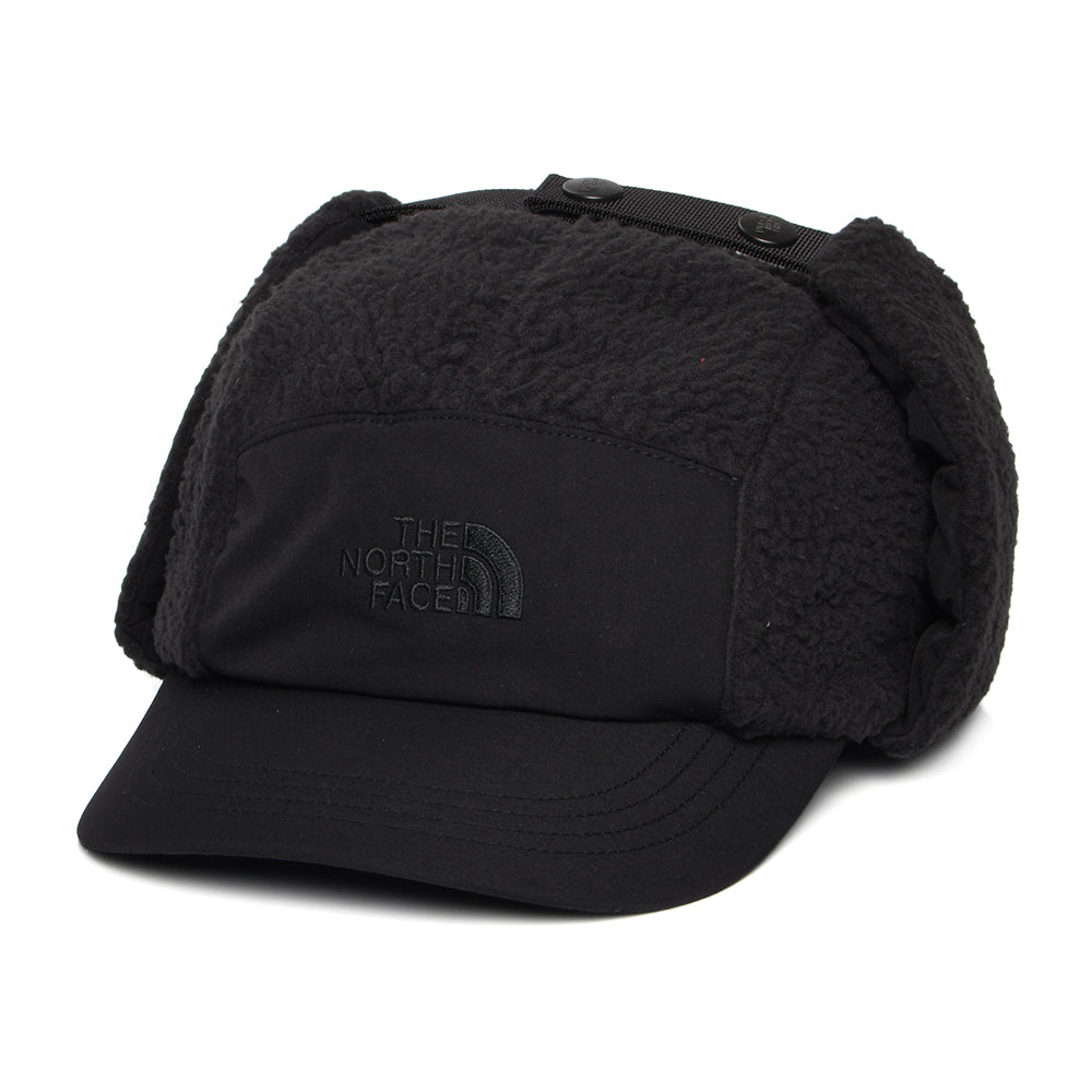 Casquette 5 Panel Hydrofuge en Polaire Avec Protège-Oreilles Cragmont noir THE NORTH FACE