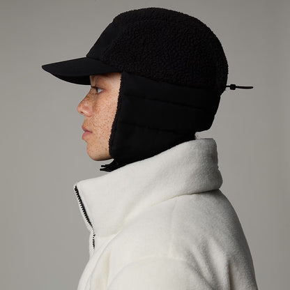 Casquette 5 Panel Hydrofuge en Polaire Avec Protège-Oreilles Cragmont noir THE NORTH FACE