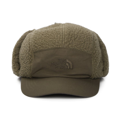 Casquette 5 Panel Hydrofuge en Polaire Avec Protège-Oreilles Cragmont marron fumé THE NORTH FACE