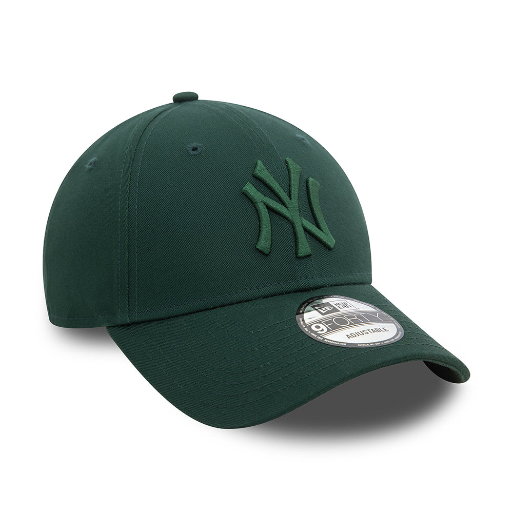 Casquette 9FORTY New York Yankees MLB League Essential vert foncé NEW ERA