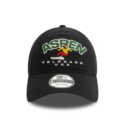 Casquette 9TWENTY Washed Ski Aspen noir NEW ERA