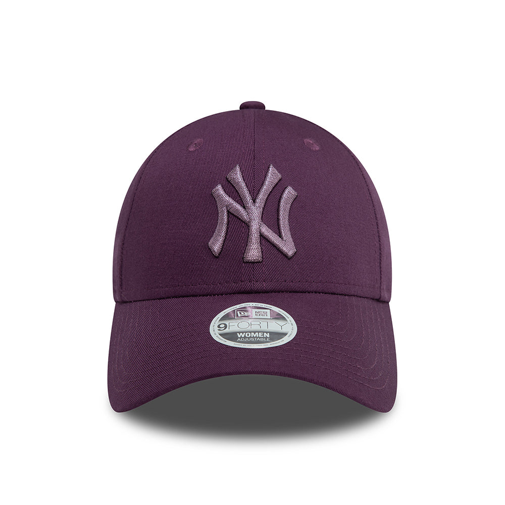 Casquette Femme 9FORTY MLB Metallic New York Yankees quetsche NEW ERA