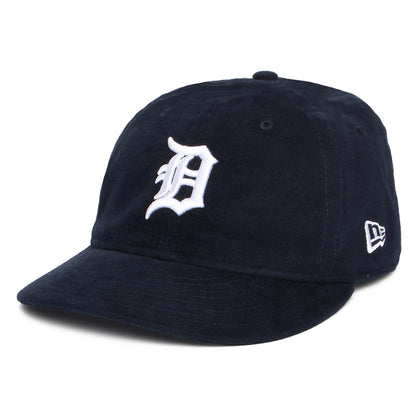 Casquette Calotte Rétro 59FIFTY MLB Moleskin Premium Detroit Tigers bleu marine-blanc NEW ERA