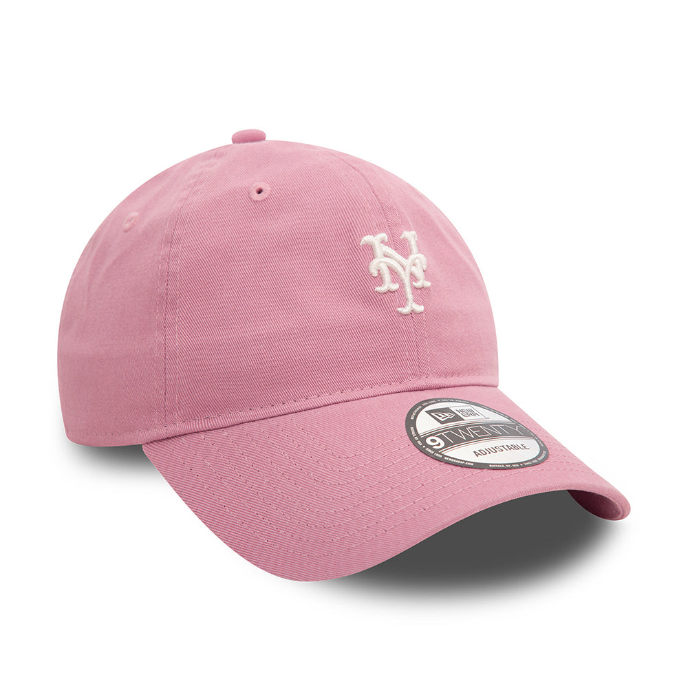 Casquette 9TWENTY MLB Mini Washed New York Mets rose foncé NEW ERA