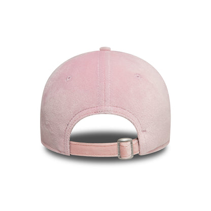 Casquette Femme 9FORTY MLB Diamante Velour New York Yankees rose NEW ERA