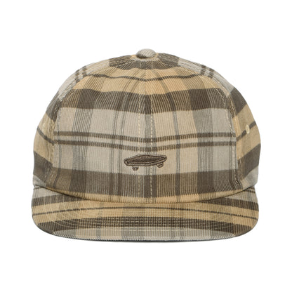 Casquette en Velours Côtelé à Carreaux Salton II pierre VANS