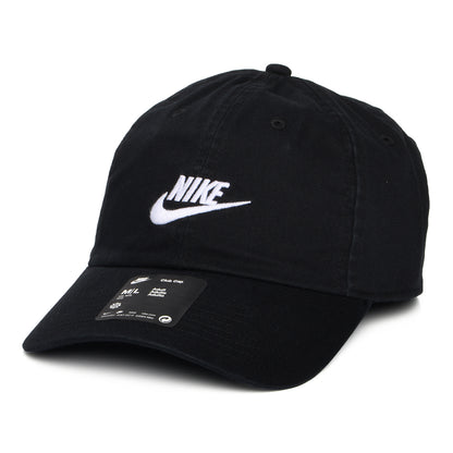Casquette Non Structurée Délavé en Coton Sergé Délavé noir-blanc NIKE GOLF