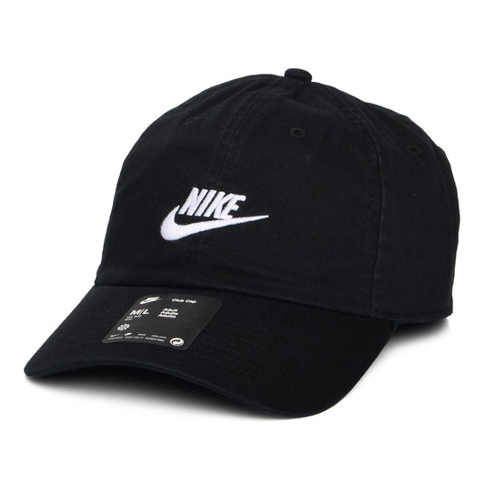 Casquette Non Structurée Délavé en Coton Sergé Délavé noir-blanc NIKE GOLF