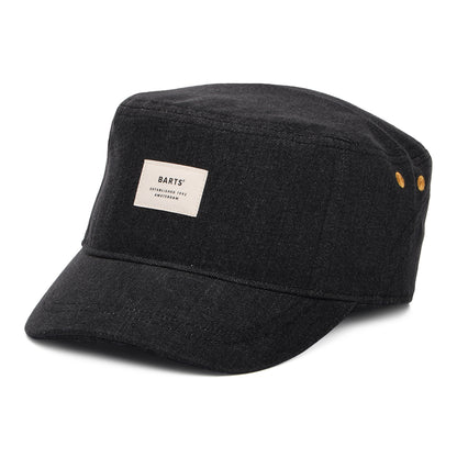 Casquette Militaire en Coton Montania noir BARTS