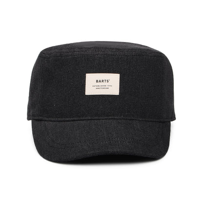 Casquette Militaire en Coton Montania noir BARTS
